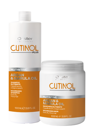 Tratament  Nutritiv cu Ulei de Argan si Marula - OYSTER Cutinol Plus Nutritive Pack Salon Size