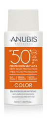 Crema protectoare cu pigmenti de culoare - ANUBIS Color SPF 50+ Anti-Aging Sun Emulsion 50 ml