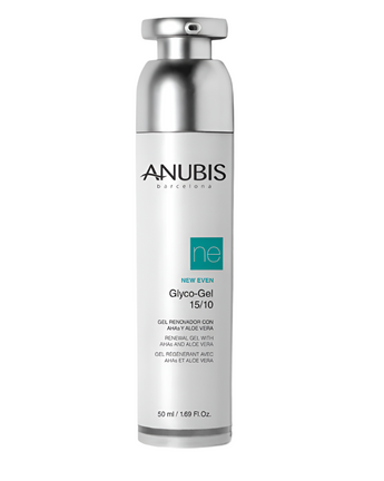 Gel pentru regenerare celulara cu complex AHA - ANUBIS New Even Glyco Gel 15/10 50 ml